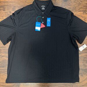 NWT Haggar Cool 18 Pro Black Polo